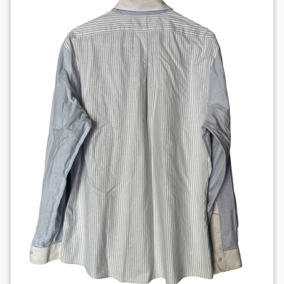 Brooks Brothers Shirt Adult L Blue/White 1818 Regent Non-Iron Button Up Mens - Picture 3 of 9